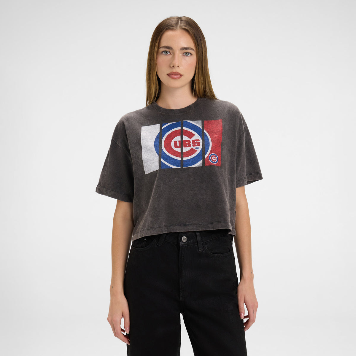 Chicago White Sox Sport Night Black Cropped Women's T-Shirt