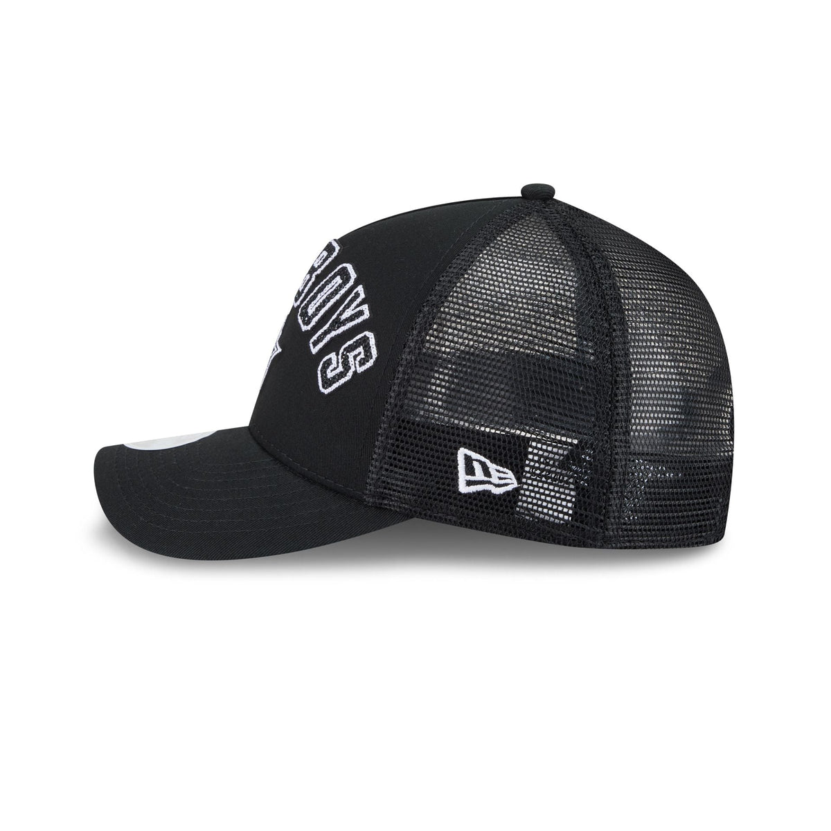 Dallas Cowboys Sequin Wordmark Women's 9FORTY M-Crown A-Frame Trucker Hat