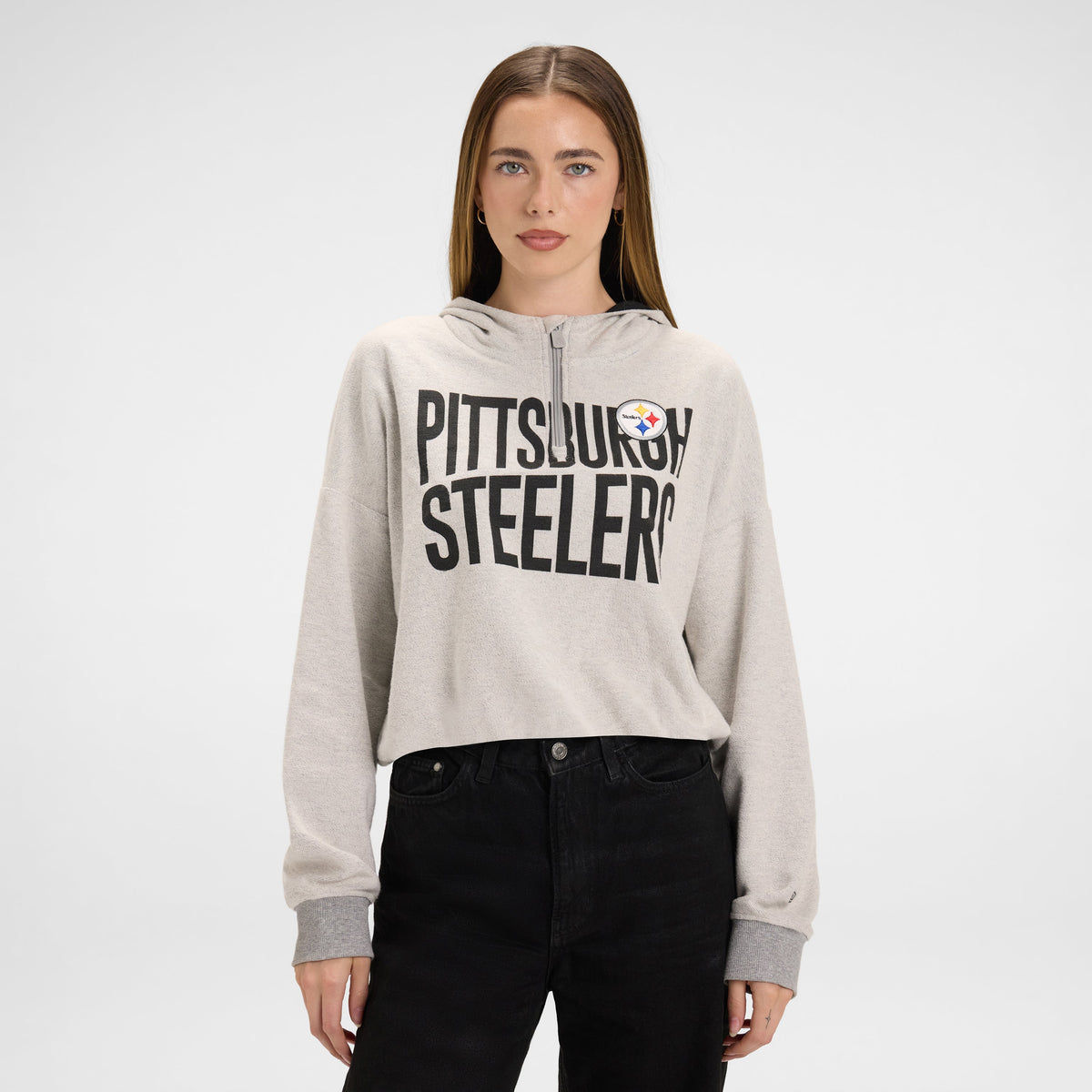 Chicago Bears Sport Night Heather Gray Women's Hoodie
