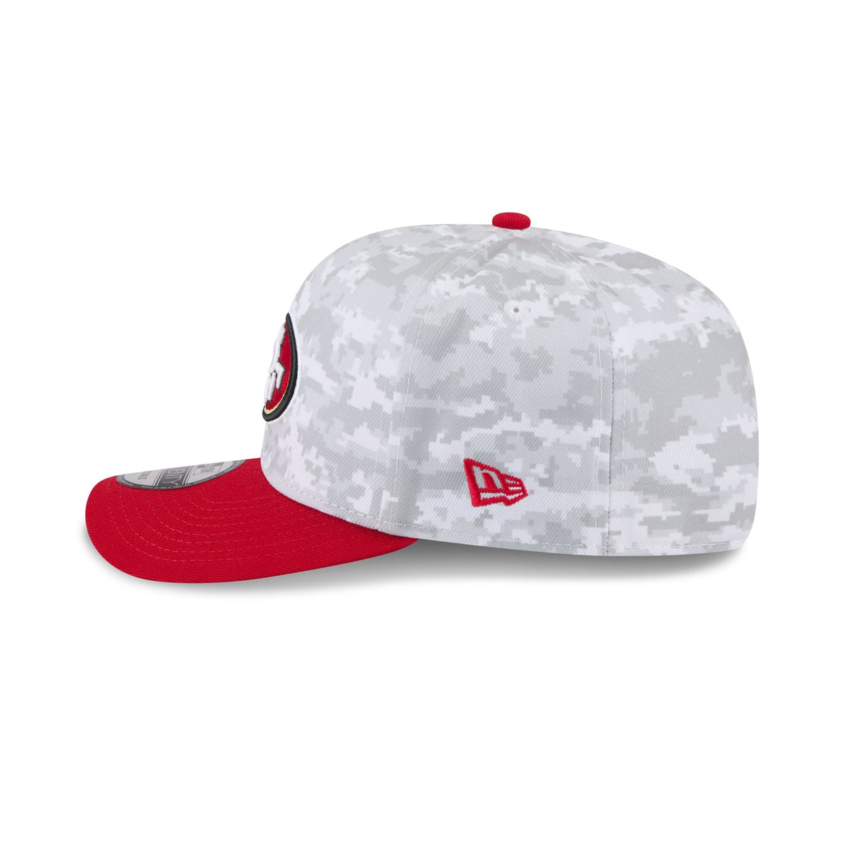 San Francisco 49ers 2025 Salute to Service Fan Gear 9SEVENTY Stretch-Snap Hat