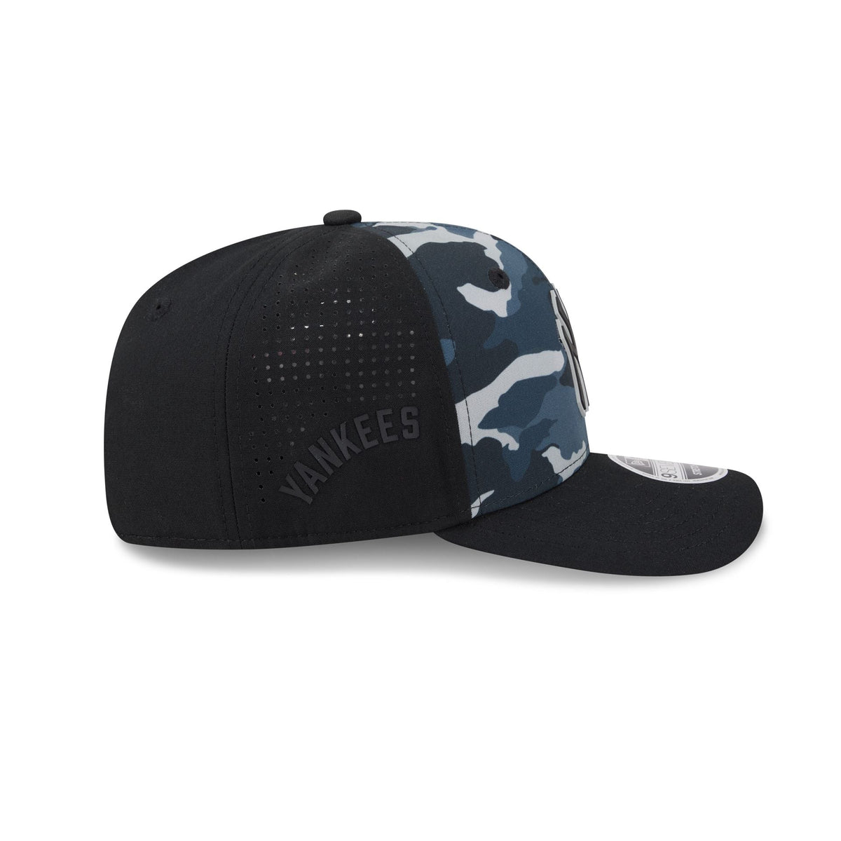 New York Yankees Black Camo Performance 9SEVENTY Stretch-Snap Hat